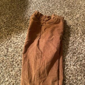 Boys corduroy dress pants with adjustable waist